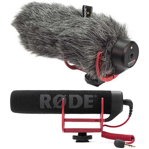 Rode VideoMic GO On-Camera Shotgun Microphone and DeadCat VMP Wind Cover Kit