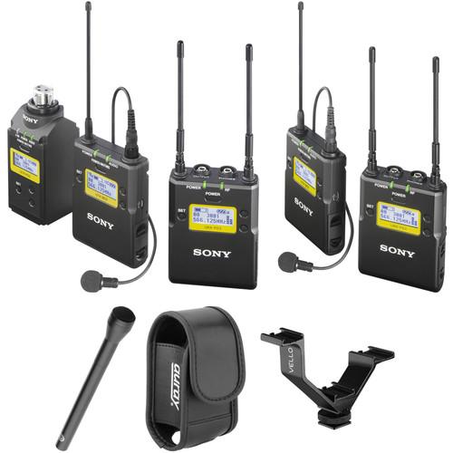 Sony UWP-D16 2-Person Camera-Mount Wireless Combo Microphone System Kit