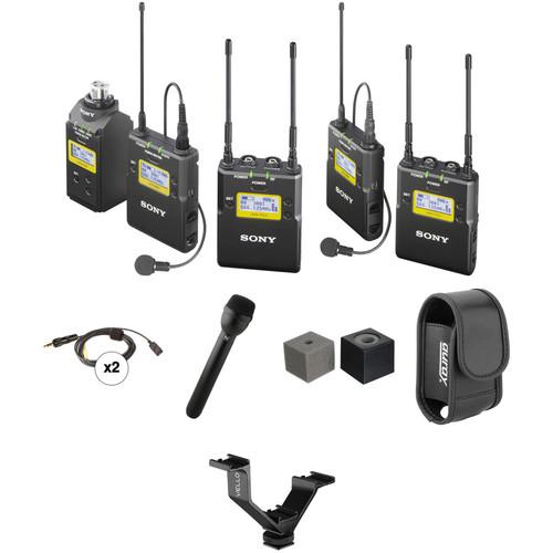 Sony UWP-D16 Premium 2-Person Camera-Mount Wireless Combo Microphone System Kit