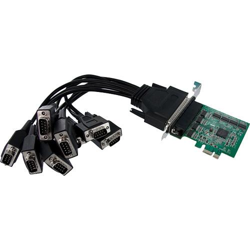 StarTech 8-Port RS-232 Serial PCIe Native Adapter Card with 16950 UART
