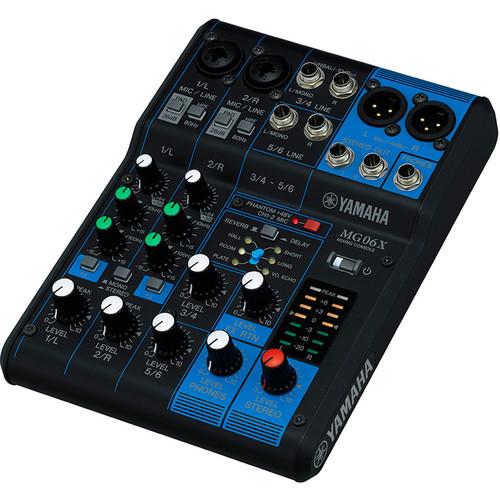 Yamaha MG06X - 6-Input Mixer with Built-In Effects