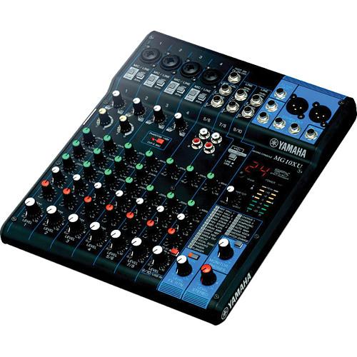 Yamaha MG10XU - 10-Input Mixer with Built-In FX and 2-In 2-Out USB Interface