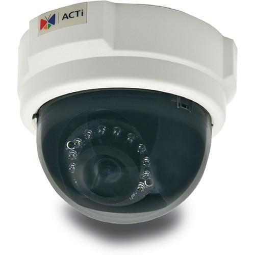 ACTi E58 2MP Day Night 1080p IR Indoor IP Dome Camera with 3.6mm Fixed Lens