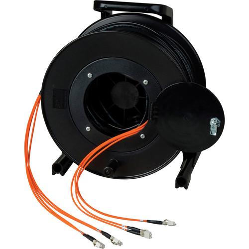 Camplex OM1 12-Ch Multimode Tactical Fiber LC Snake Cable Reel