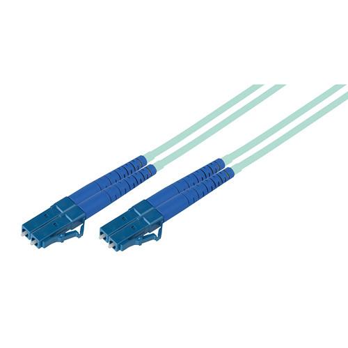 Camplex OM3 50 125u 10-Gig Aqua Multimode Duplex Fiber Optic Patch Cable - 164