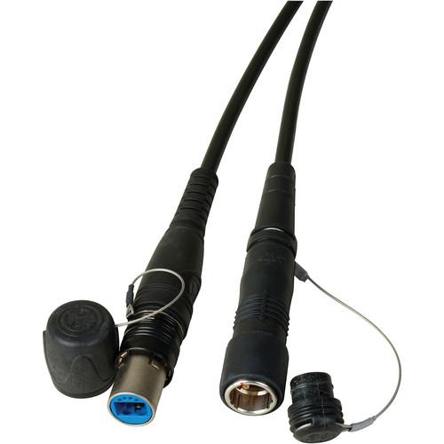 Camplex SMPTE Hybrid opticalCON DUO to PUW LEMO Singlemode Outdoor Fiber Cable