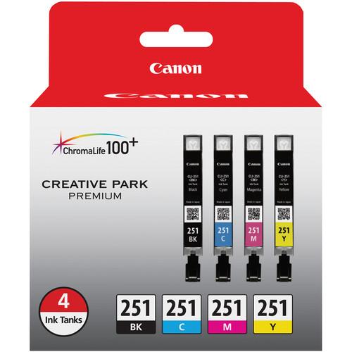 Canon CLI-251 4-Cartridge Ink Set