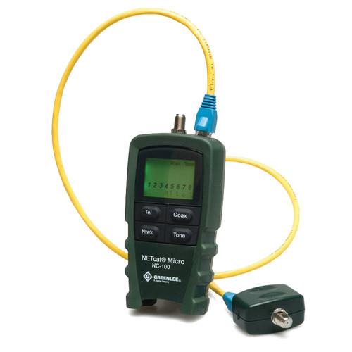 Greenlee NC-100 NETcat Micro - Wiring Tester for Digital Voice, Data, and Video, Greenlee, NC-100, NETcat, Micro, Wiring, Tester, Digital, Voice, Data, Video