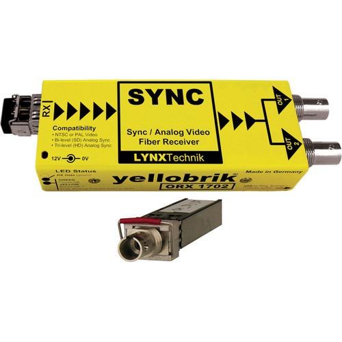 Lynx Technik AG yellobrik Analog Sync Video Fiber Optic Receiver