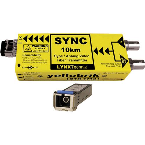 Lynx Technik AG yellobrik Analog Sync Video Fiber Optic Transmitter