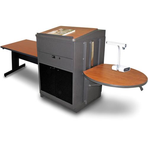 Marvel Vizion Rectangular Table with Media Center and Lectern