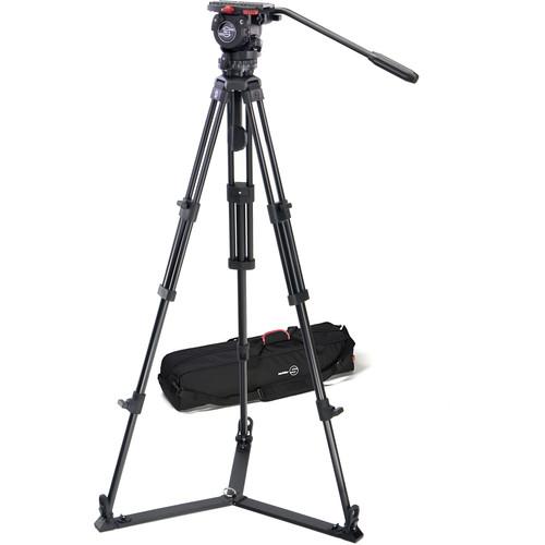 Sachtler 0471 Aluminum Tripod System with FSB 6 Head, ENG 75 2 Legs, Ground Spreader