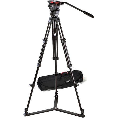 Sachtler 0771 Aluminum Tripod System with FSB 8 Head, ENG 75 2 D Legs & Ground Level Spreader