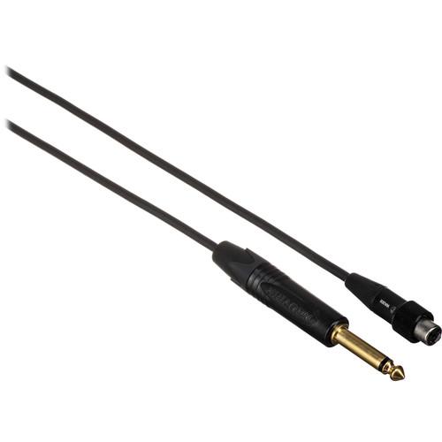 Shure WA305 1 4" Instrument Cable for GLX-D, ULX-D & QLX-D Transmitters