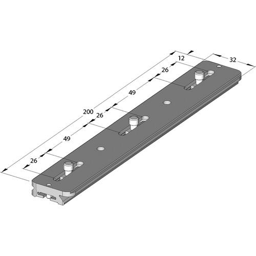 Arca-Swiss Cameraplate 200 Quick Release Plate for MonoballFix