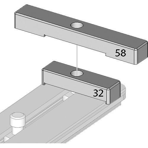 Arca-Swiss monoball Fix Stop-Plate Kit for Pan System Rails