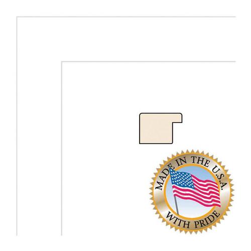 ART TO FRAMES 3966 Satin White Photo Frame