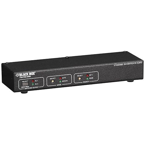 Black Box DVI Switch with Audio and Serial Control