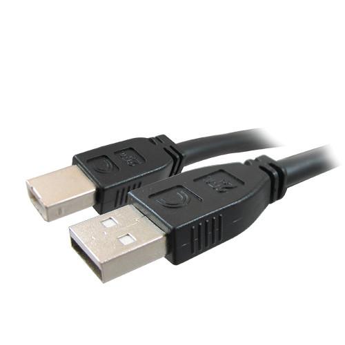 Comprehensive Pro AV IT Active Plenum USB A Male to USB B Male Extender Cable
