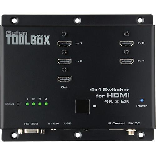 Gefen ToolBox 4x1 Switcher for HDMI 4K x 2K