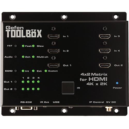 Gefen ToolBox 4x2 Matrix for HDMI 4K x 2K