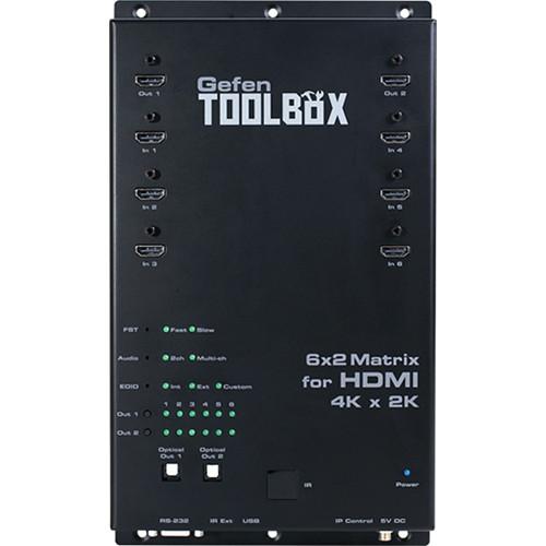 Gefen ToolBox 6x2 Matrix for HDMI 4K x 2K