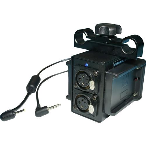 IndiPRO Tools Dual L- Series Power Grid & XLR Audio Box for Blackmagic Pocket Cinema Camera