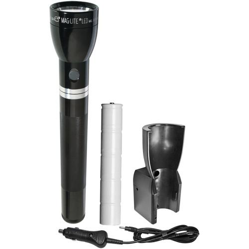 Maglite Mag Charger LED Rechargeable Flashlight with 12 VDC Car Charger