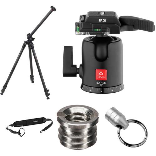 Oben CC-2381L Carbon Fiber Tripod with BA-126 Ball Head Kit