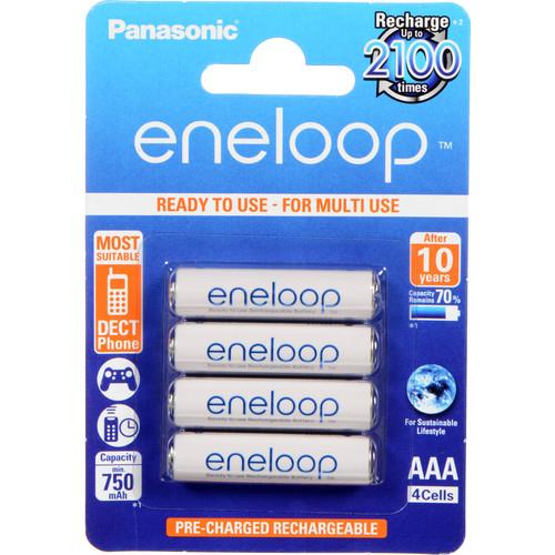Panasonic Eneloop AAA Rechargeable Ni-MH Batteries
