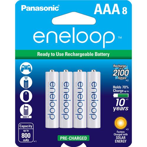 Panasonic Eneloop AAA Rechargeable Ni-MH Batteries
