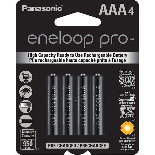 Panasonic Eneloop Pro AAA Rechargeable Ni-MH Batteries