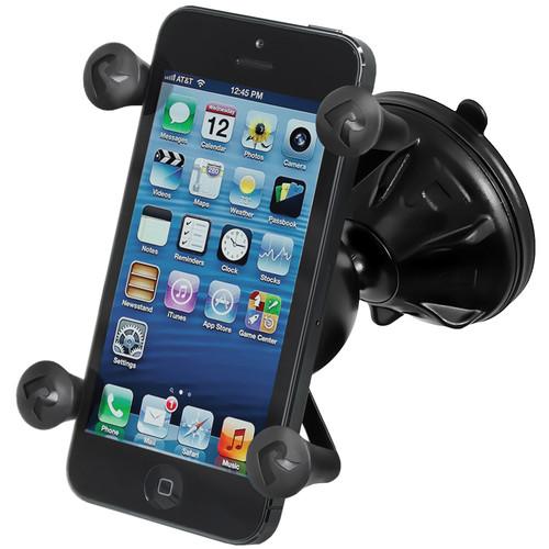 RAM MOUNTS Mighty-Buddy Snap Link Suction Cup Mount with Universal X-Grip Cellphone Holder