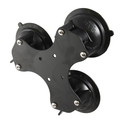 RAM MOUNTS Triple Base Adapter with Triple Suction