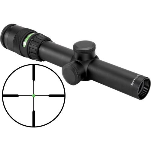 Trijicon 1-4x24 AccuPoint Riflescope with Green-Dot Duplex Reticle