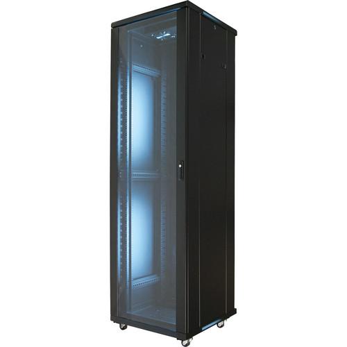 Video Mount Products 19" Equipment Rack Enclosure with Pre-Loaded Cooling Fans