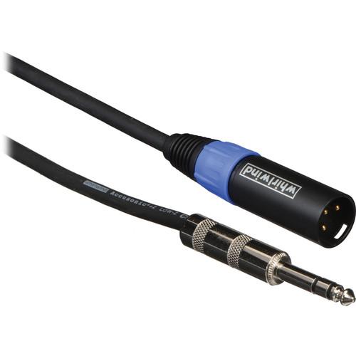 Whirlwind STM06 - 3-Pin Male XLR to 1 4" Male TRS Balanced Cable