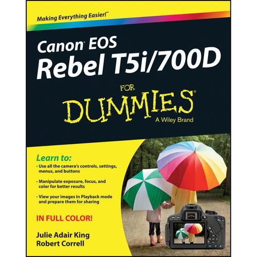 Wiley Publications Book: Canon EOS Rebel T5i 700D for Dummies
