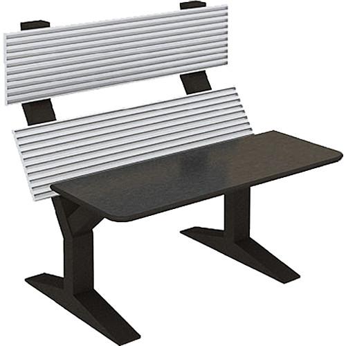 Winsted EnVision Double Tier with 15" Slat-Wall Command Console