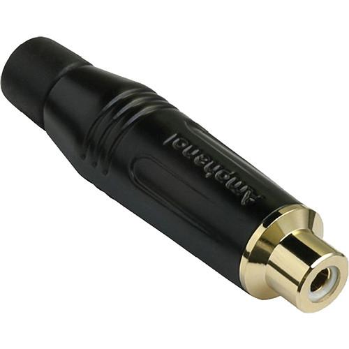 Amphenol AC Series RCA Female Cable Connector with Diecast Shell