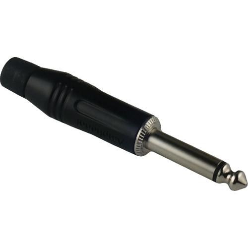 Amphenol M Series 1 4" Mono Straight Cable Connector with Nickel Plated Contacts