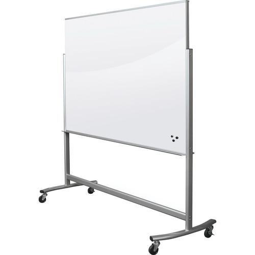 Balt Visionary Move Mobile Magnetic Glass Whiteboard
