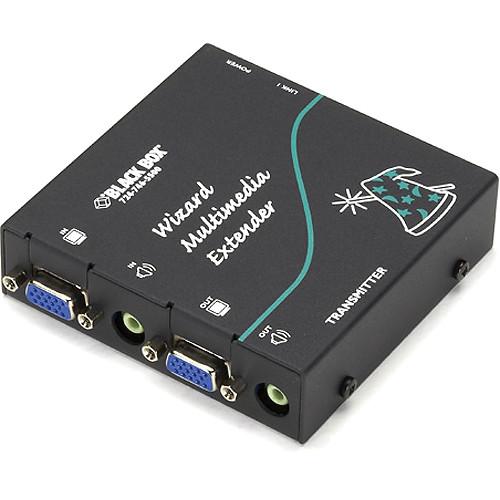 Black Box AVU5001A Wizard Multimedia over CATx Extender Local Unit with Local Access