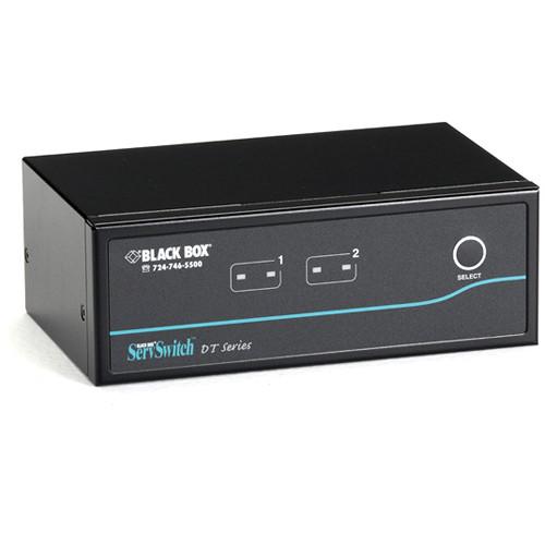Black Box ServSwitch DT Dual-Head DVI USB 2-Port KVM Switch