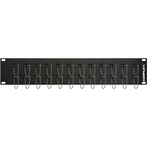 Camplex 24-Port SC Simplex Multimode Feed-Thru Panel