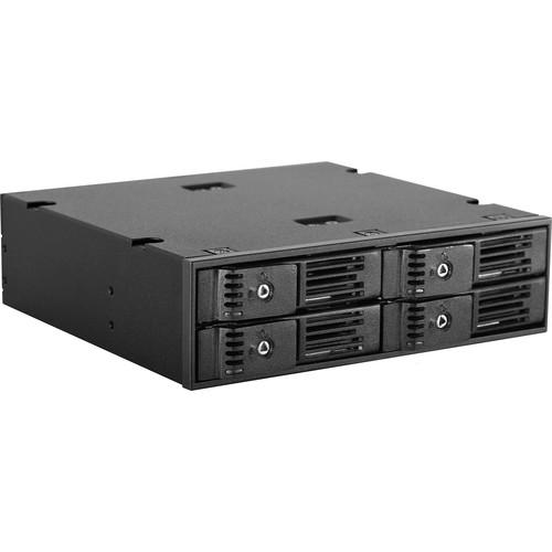 iStarUSA 5.25" to 4 x 2.5" SATA 6 Gb s Trayless Hot-Swap Cage