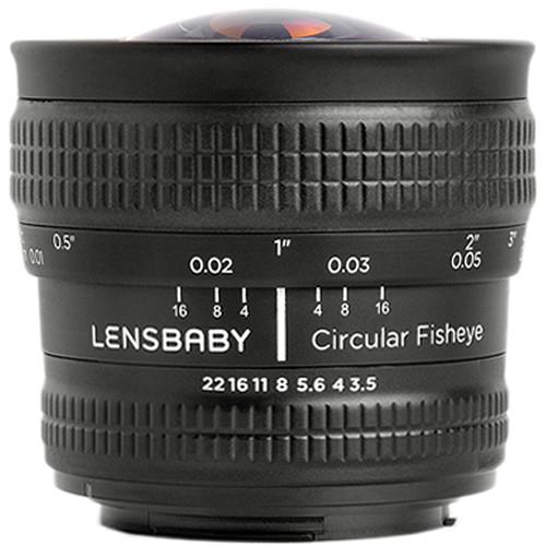 Lensbaby 5.8mm f 3.5 Circular Fisheye Lens for Canon EF