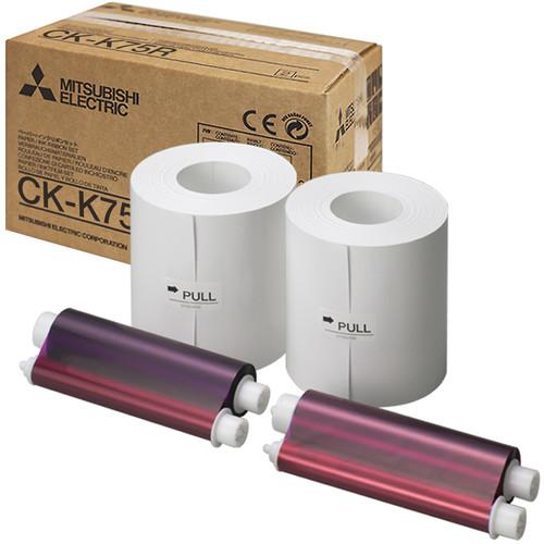 Mitsubishi 5" Paper & Ink Set for CP-K60DW-S Photo Printer