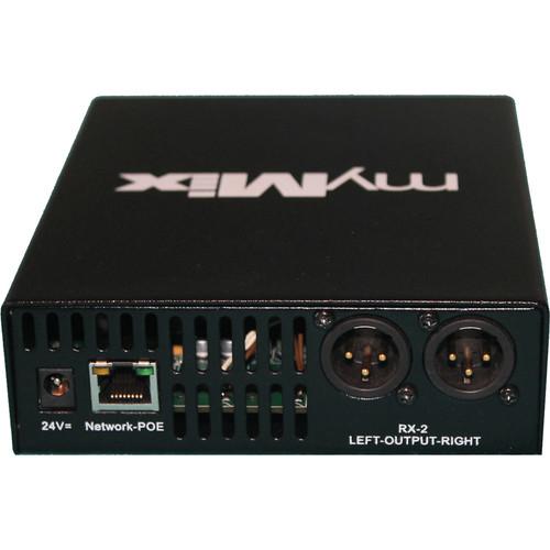 myMix RX-2 Remote Controlled Networked Mixer for Rack Mounting
