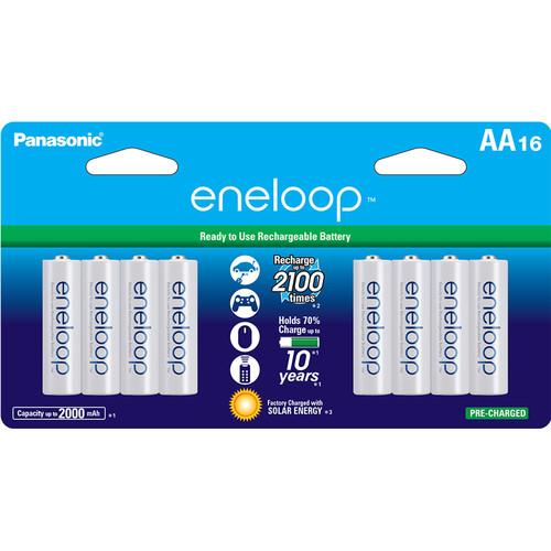 Panasonic Eneloop AA Rechargeable Ni-MH Batteries